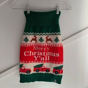 American Eagle Outfitters Dog Turtleneck Christmas Holiday Sweater SizeM Festive